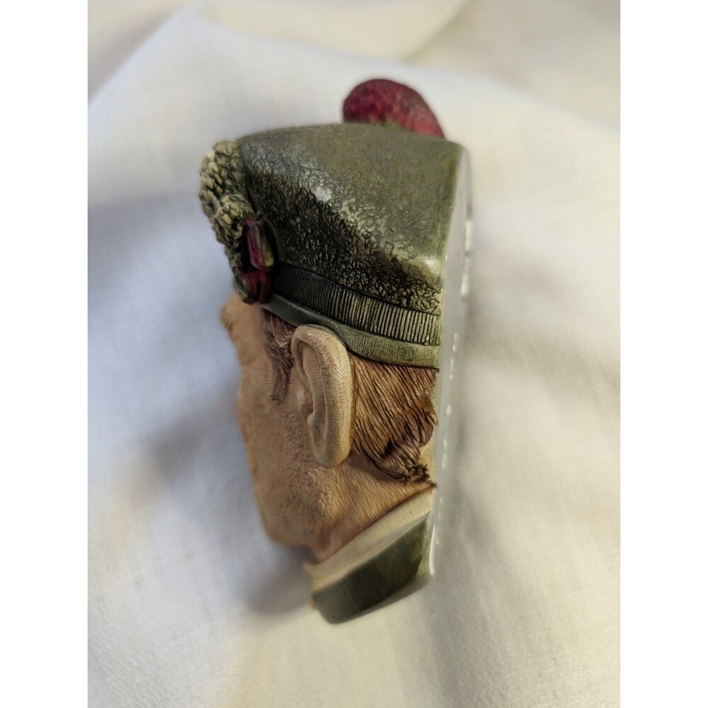 Vintage Bossons Chalkware Head 1969 JOCK Wall Hanging Sculpture Made in England - Picture 10 of 16